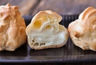 Пирожное Эклеры с творожно-йогуртовым кремом.