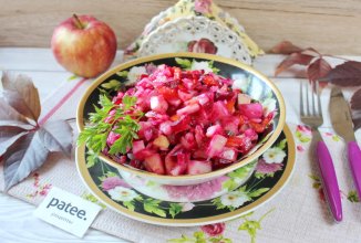 Винегрет с яблоком