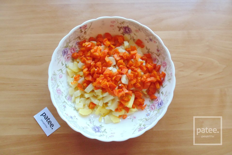 Винегрет с яблоком - Шаг 3