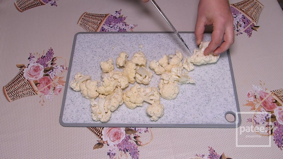 Запеканка из цветной капусты с фаршем - Шаг 1