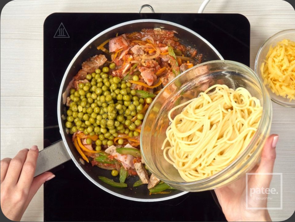 Спагетти со свининой 🍝 - Шаг 3