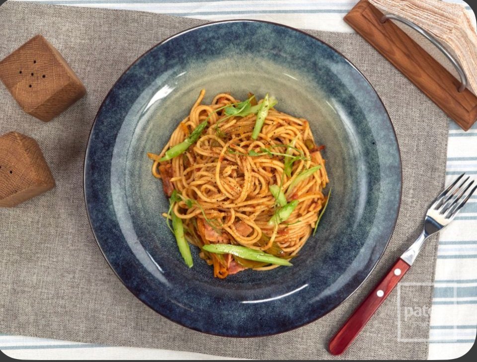 Спагетти со свининой 🍝 - Шаг 4