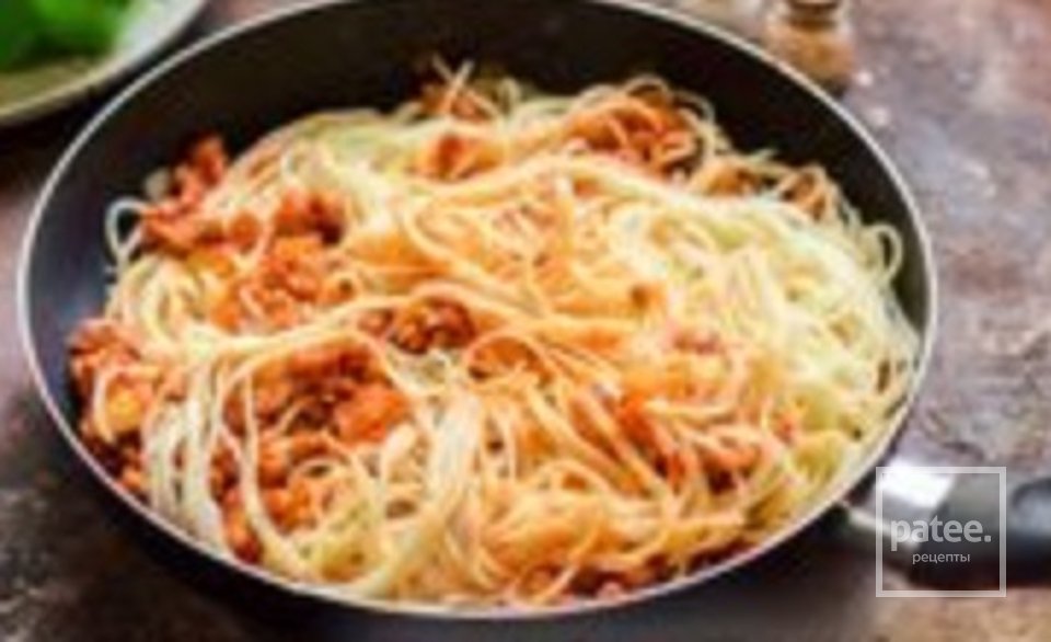 Болгарский перец с начинкой из спагетти с мясным фаршем - Шаг 2