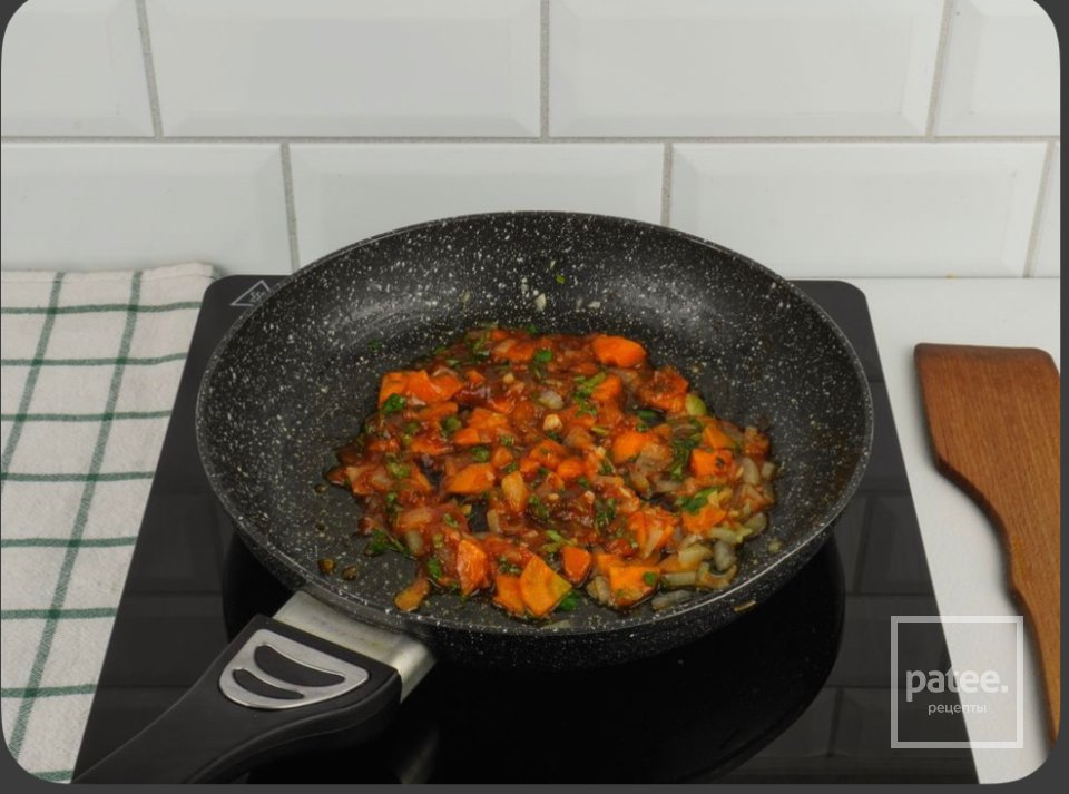 Куриный суп с рисом и томатной пастой 🍲 - Шаг 6