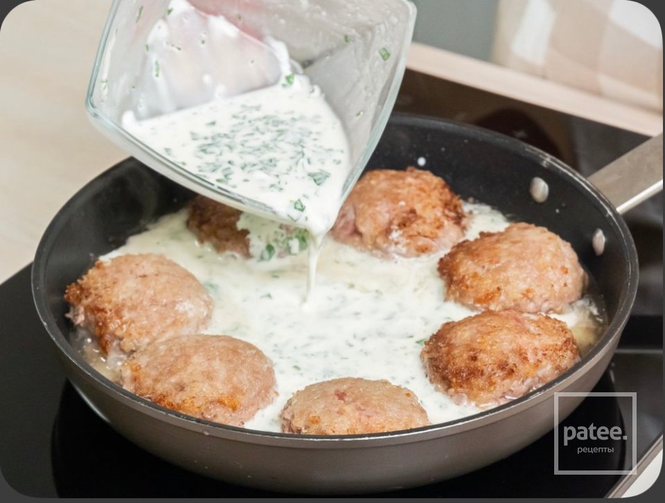 Биточки со сметаной 👍🏼 - Шаг 5
