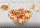 Закуска из картошки, огурца и салями 🥗