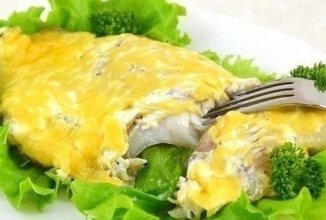 Рыбное филе под сырной шапкой