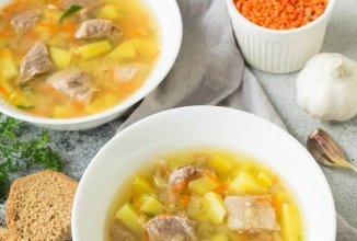 Суп из свинины 🍲