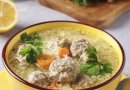 Греческий суп с фрикадельками 🍲