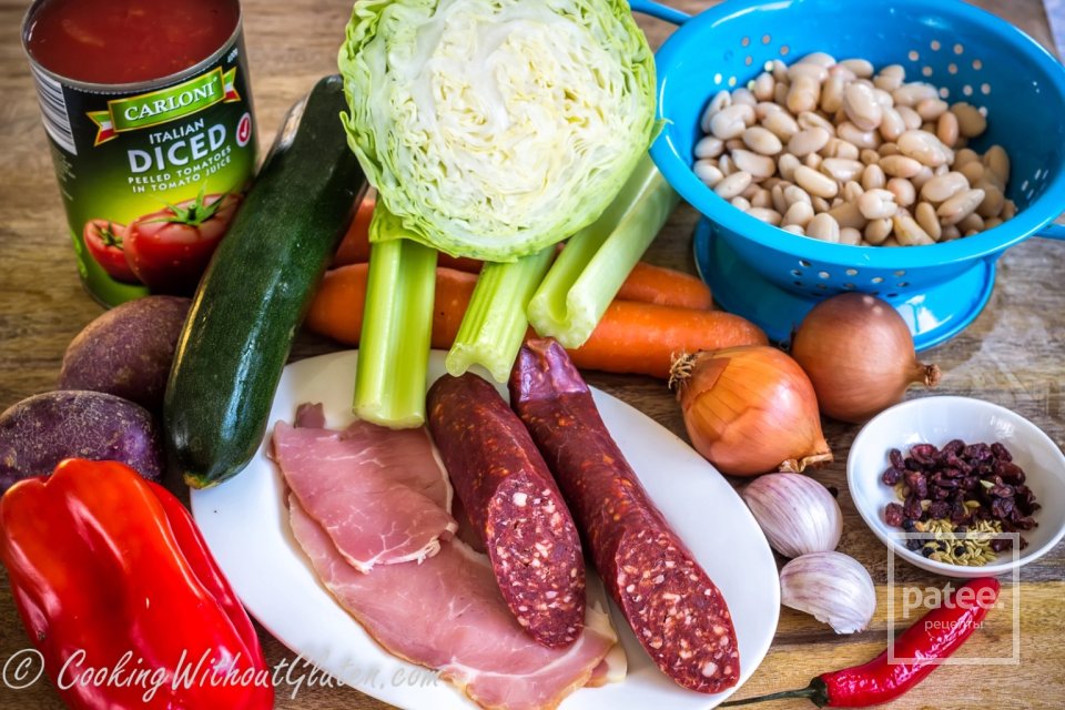 Овощной суп с белой фасолью 🍲 - Шаг 1