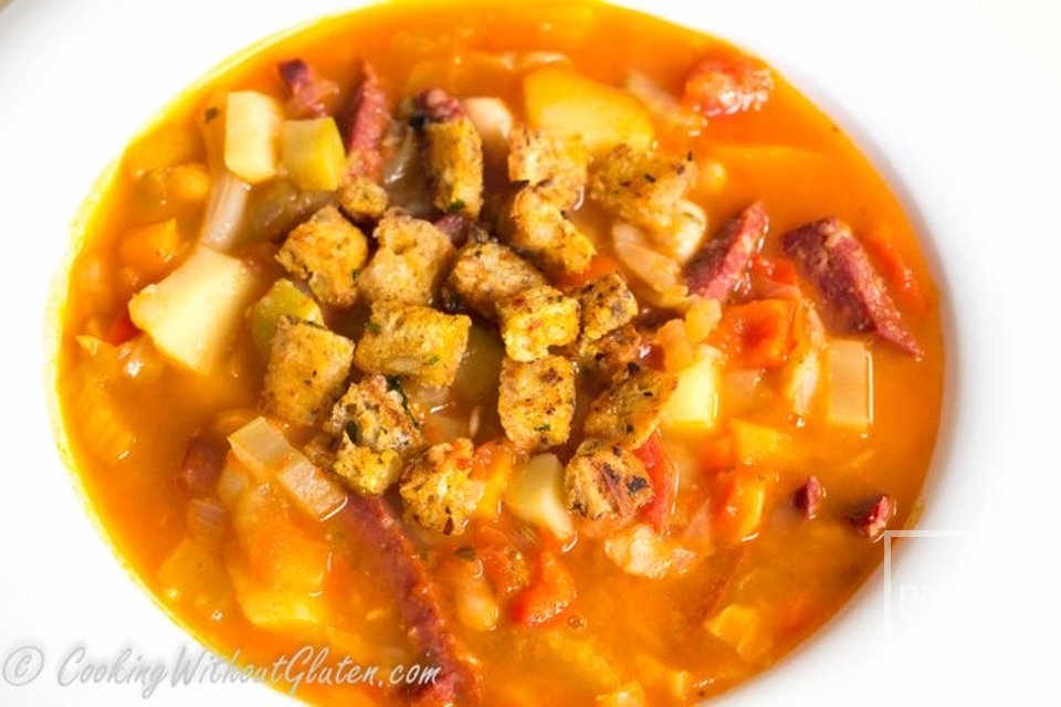 Овощной суп с белой фасолью 🍲 - Шаг 7