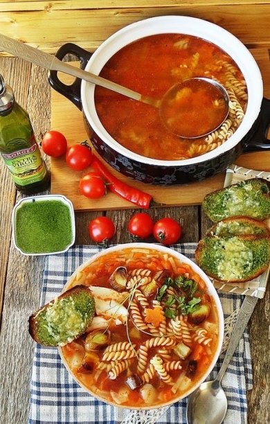 Итальянский суп-Минестроне 🍲