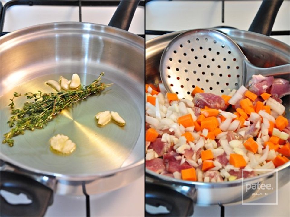 Диетический суп-гуляш с овощами и индейкой 🍲 - Шаг 3