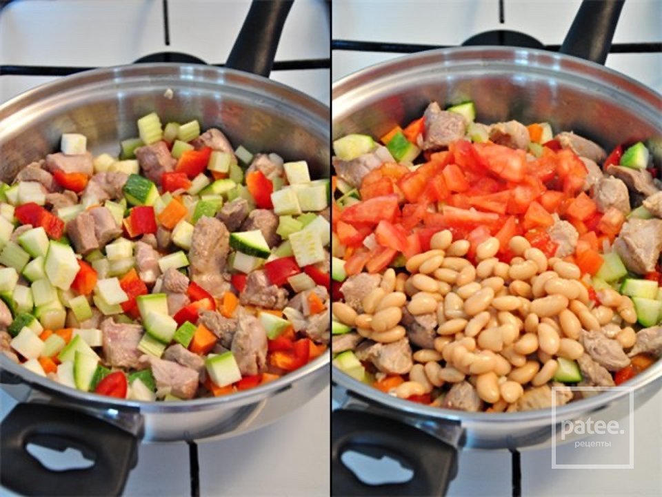 Диетический суп-гуляш с овощами и индейкой 🍲 - Шаг 4