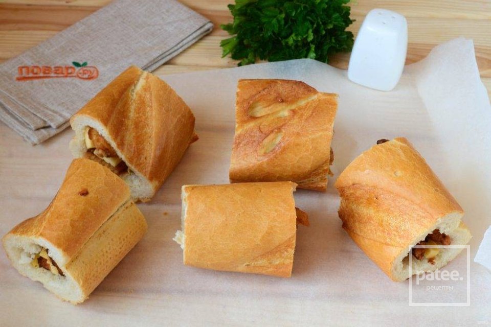Фаршированный багет «Восторг» 🥖 - Шаг 7