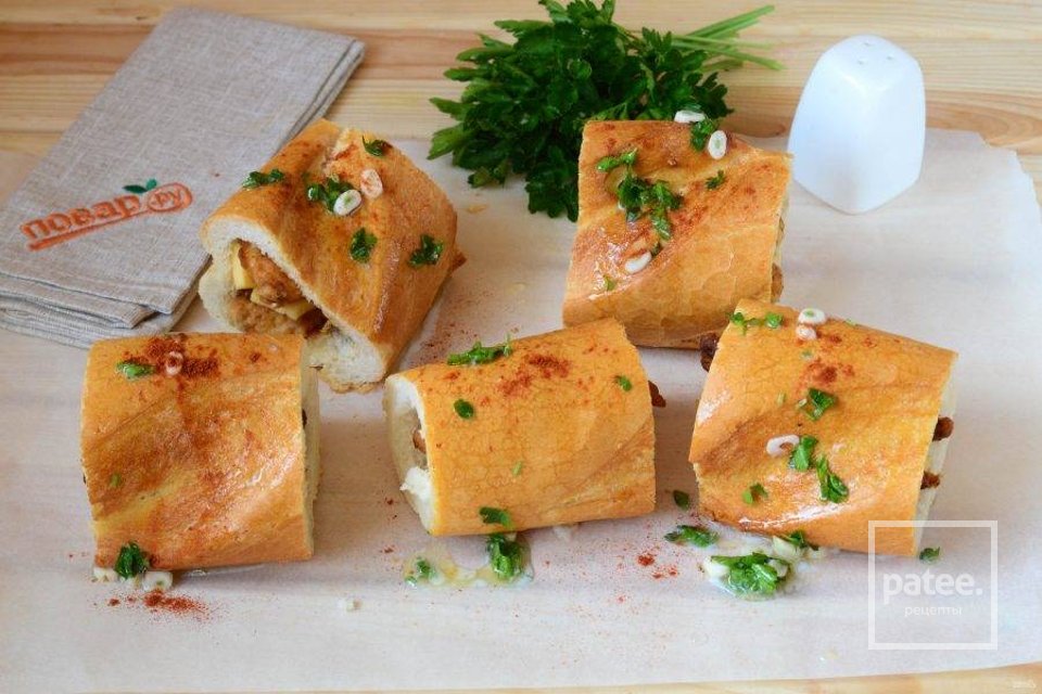 Фаршированный багет «Восторг» 🥖 - Шаг 9