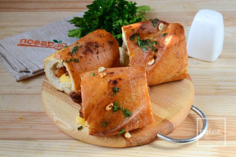 Фаршированный багет «Восторг» 🥖 - Шаг 10