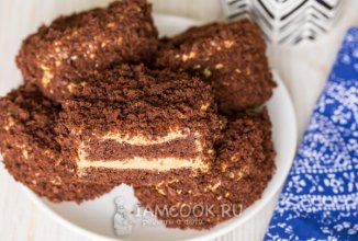 Пирожные «Ёжик» 🍰