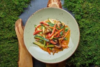 Овощи томлённые в соусе «Тарантино» 👍🏼