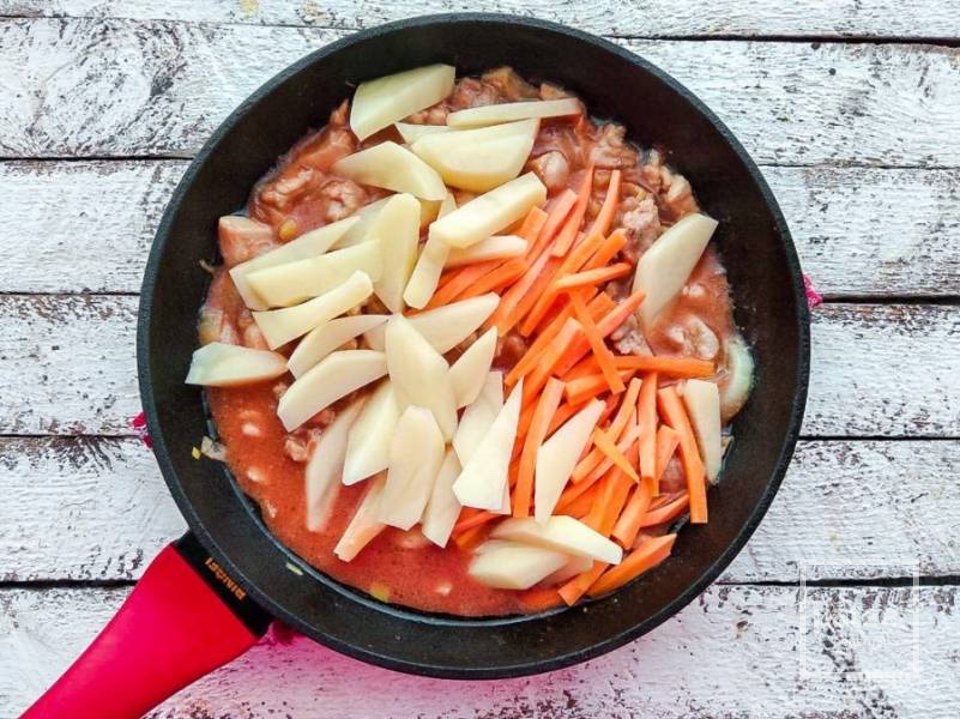 Жаркое с курицей и макаронами 🍗 - Шаг 8