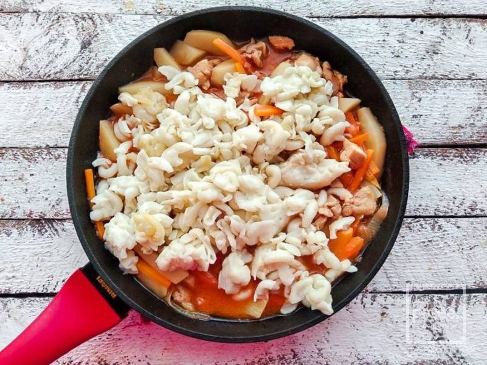 Жаркое с курицей и макаронами 🍗 - Шаг 9