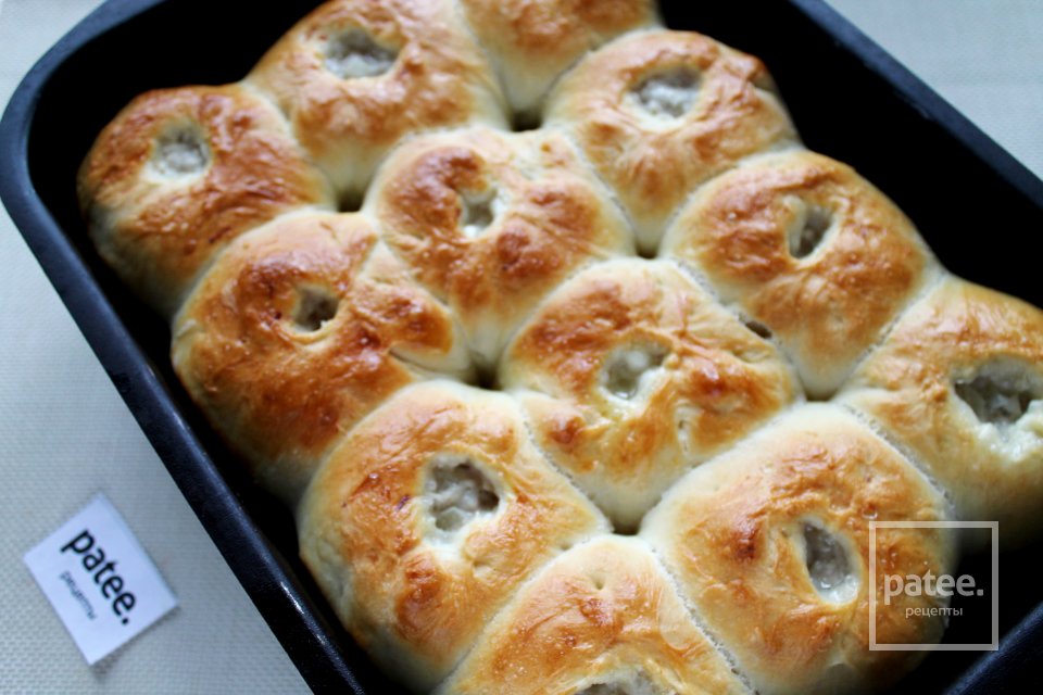 Беляши с куриным фаршем в духовке - Шаг 13