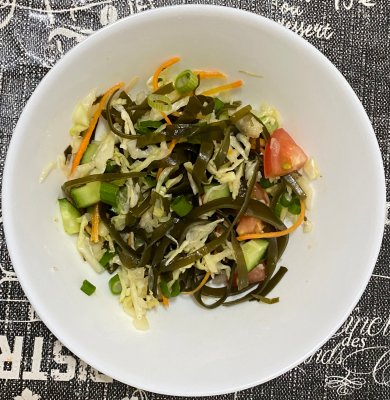 Салат с морской капустой - Шаг 7