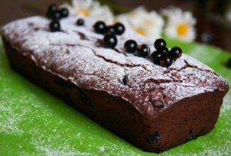 Кекс со смородиной