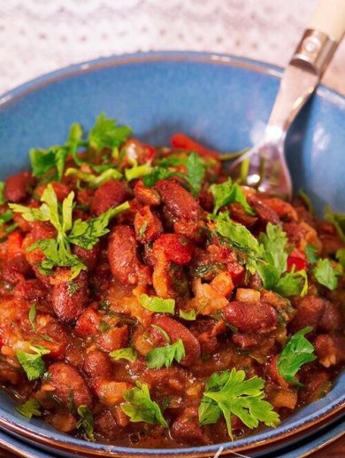 Тушеная фасоль с овощами 👍🏼 - Шаг 1