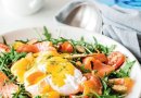 Салат из копченого лосося и Яйца пашот 🥗