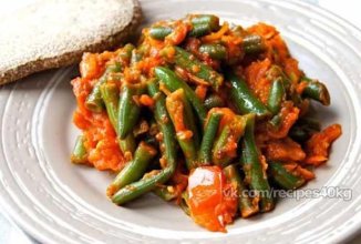 Тушеная стручковая фасоль 👍🏼