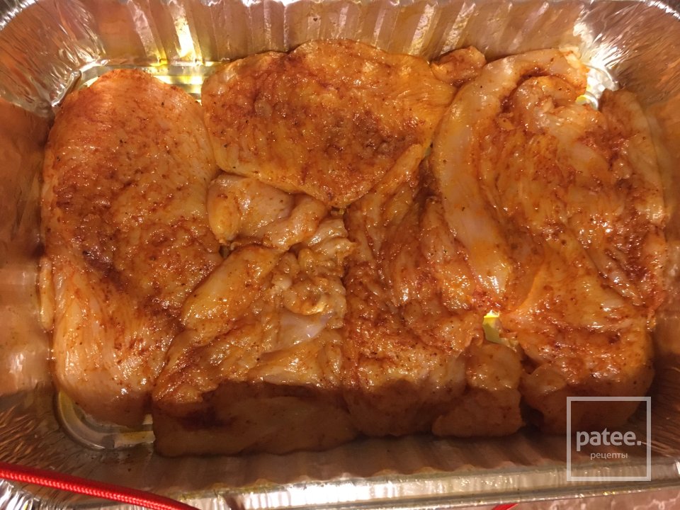 Куриные филёнки под пёстрой шубой. - Шаг 1