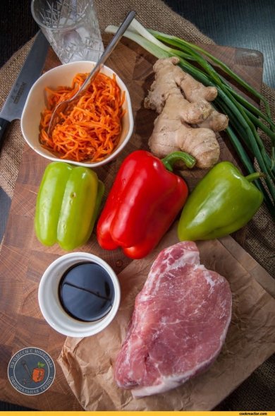 Мясная соломка в сладком уксусе 🥗 - Шаг 1