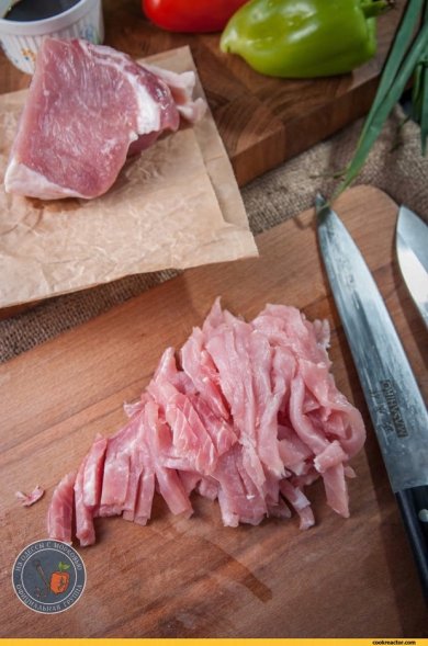 Мясная соломка в сладком уксусе 🥗 - Шаг 2