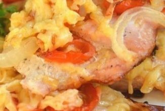 Куриная грудка с грибами и сыром 🍗