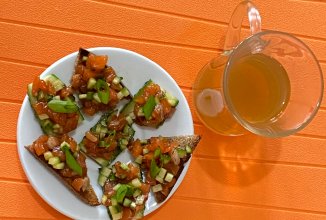 Тартар из лосося