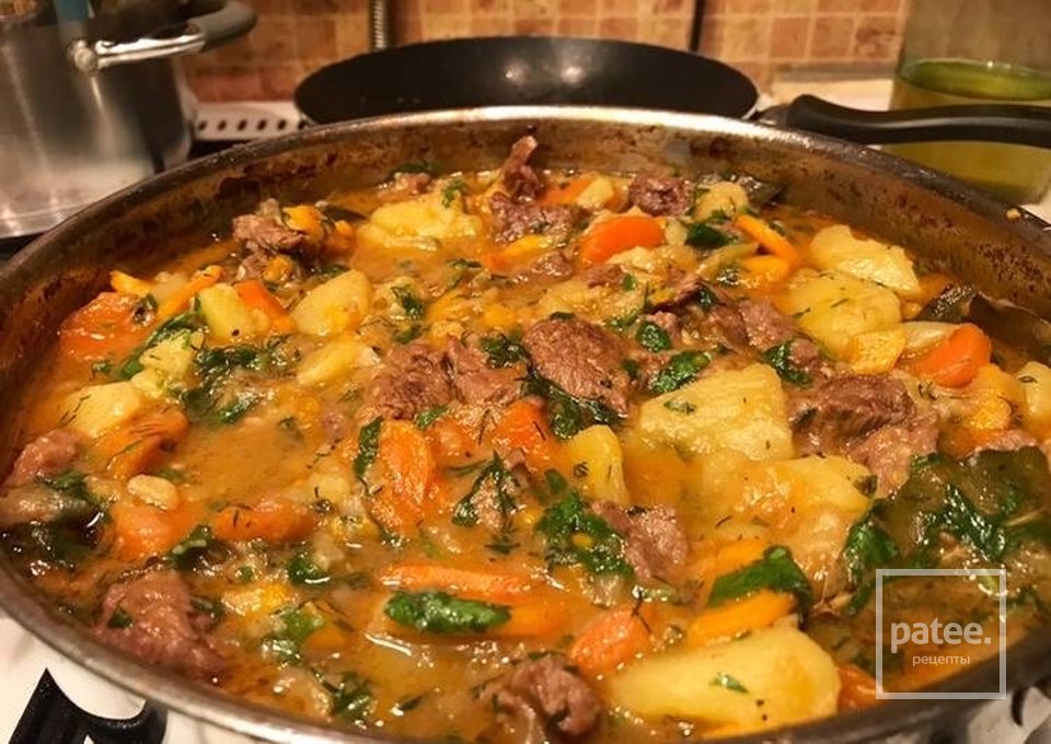 Тушеный картофель с мясом 🥩 - Шаг 1