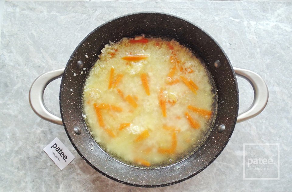 Рис с куриными фрикадельками - Шаг 9