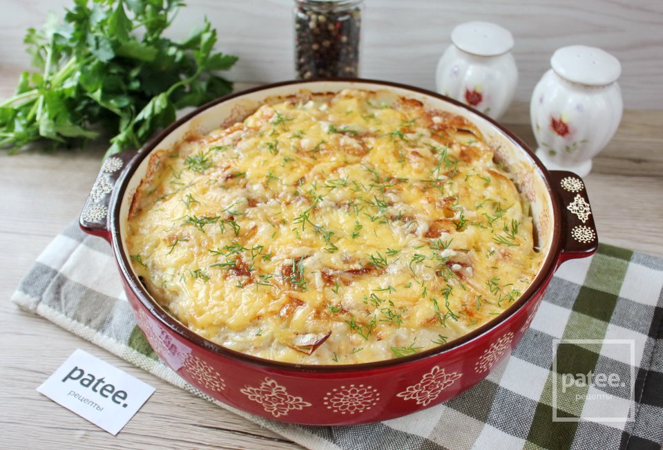 Запеканка из картофеля и куриного фарша - Шаг 11