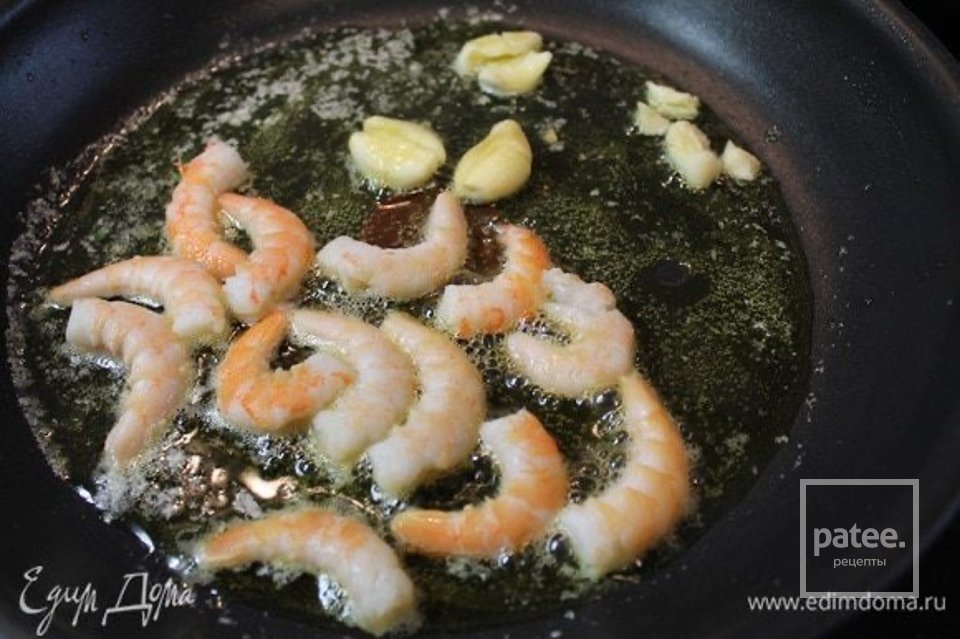 Феттучине с креветками 🍝 - Шаг 4