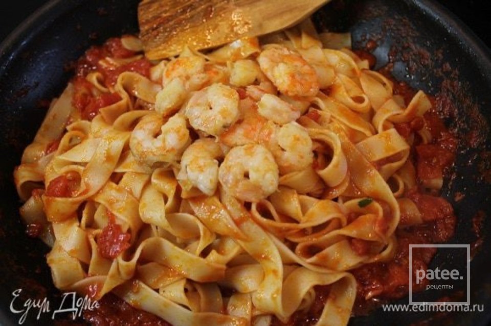 Феттучине с креветками 🍝 - Шаг 8