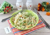 Макароны по-флотски с отварной индейкой