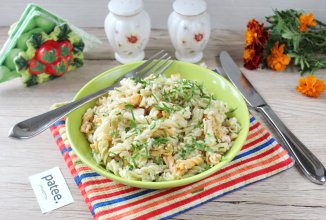 Макароны по-флотски с отварной индейкой