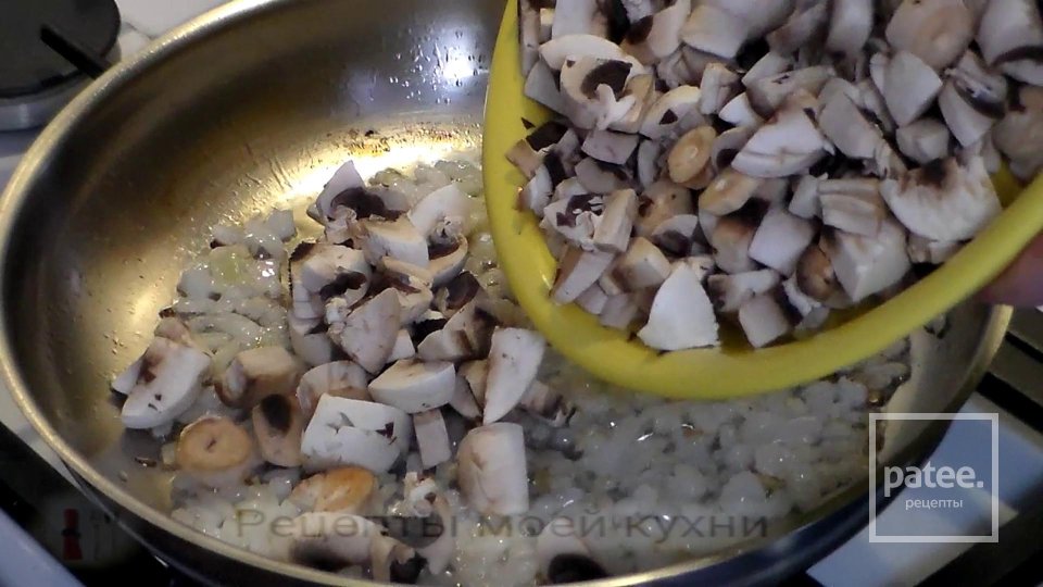 Картофельные лодочки с курицей и грибами - Шаг 4