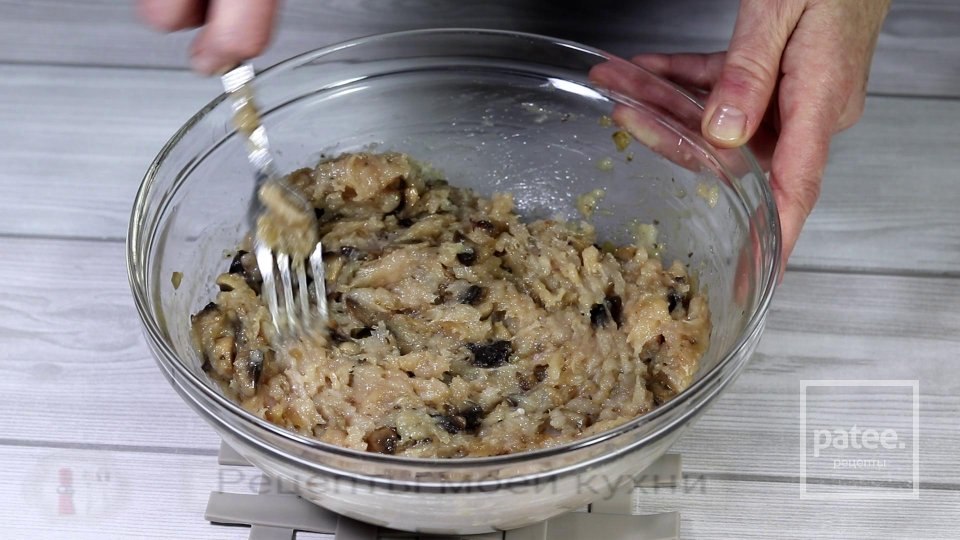 Картофельные лодочки с курицей и грибами - Шаг 6