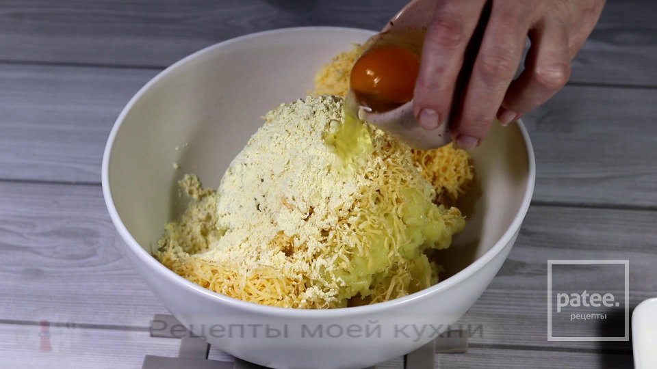 Картофельные лодочки с курицей и грибами - Шаг 7