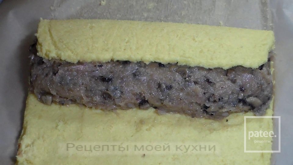 Картофельные лодочки с курицей и грибами - Шаг 11