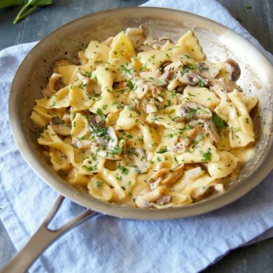 Паста с грибами 🍝 - Шаг 1