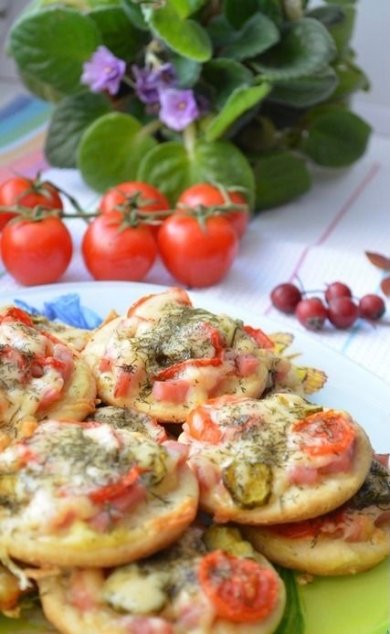 Мини-пиццы 🍕 - Шаг 1