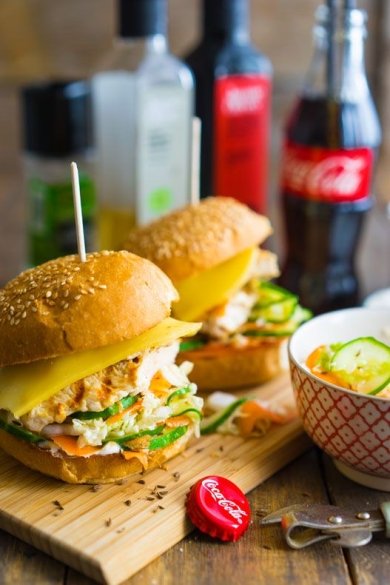 Гамбургер с курицей и сочной начинкой 🍔 - Шаг 9